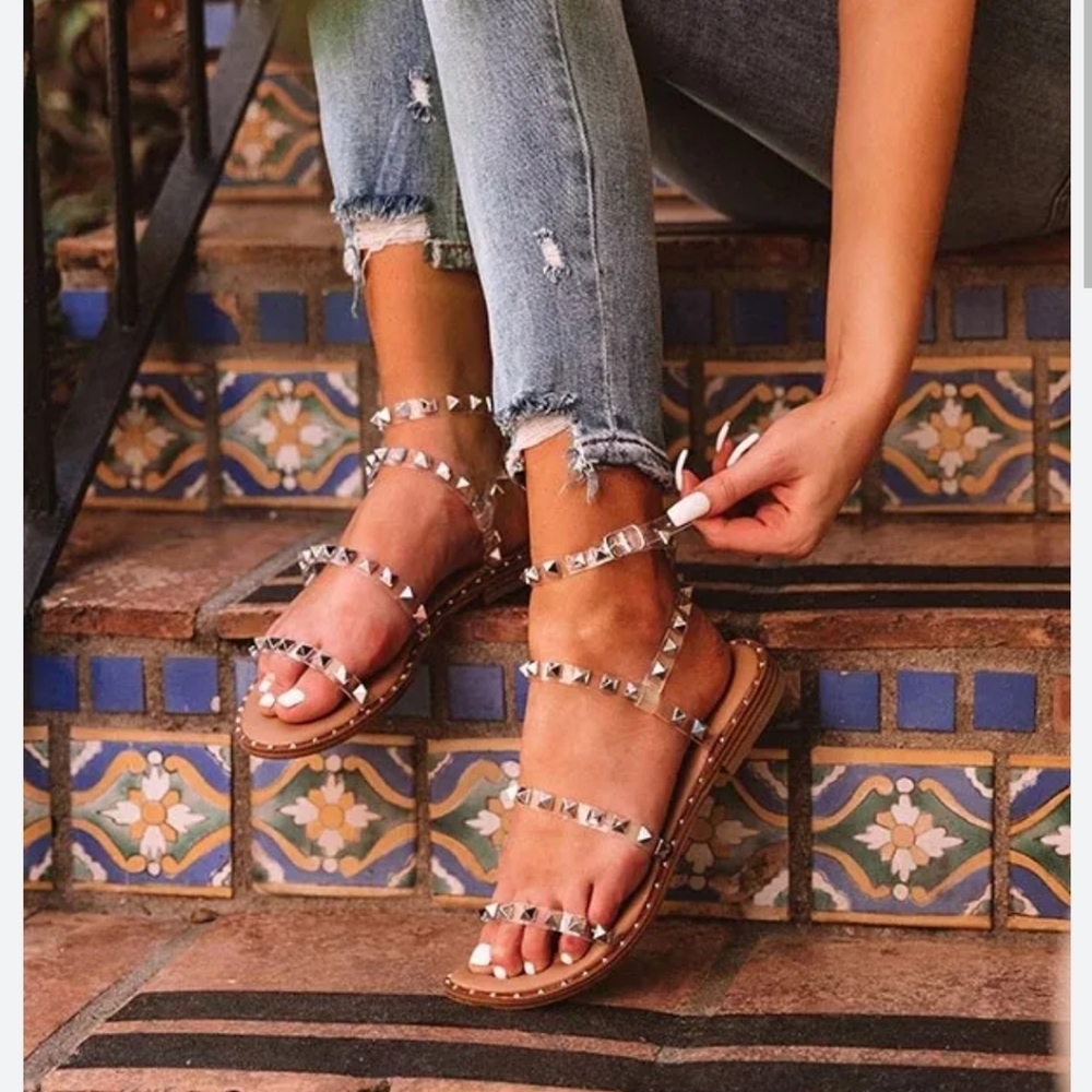 Steve Madden Travel Clear Sandals